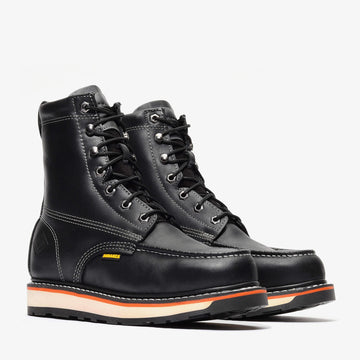 Frontier Dual Steel Toe 8" Moc Toe Boots | Advanced Tall Safety Work Boots