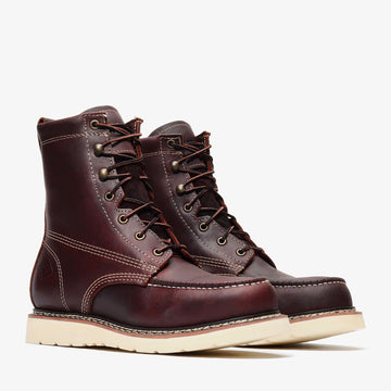 Frontier Classic 8" Tall Moc Toe Work Boots | Men's Leather Safety Boots