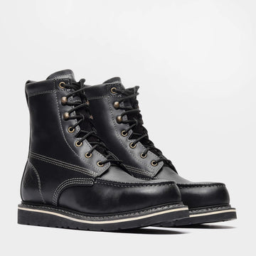 Frontier Classic 8" Tall Moc Toe Work Boots | Men's Leather Safety Boots