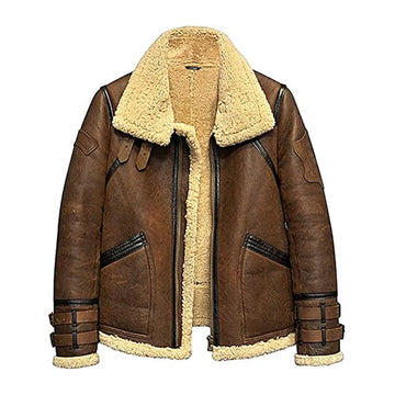 Men’s Flight Sherpa Leather Jacket