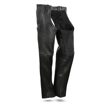 Shop online Bully - Unisex Leather Motorcycle Chaps