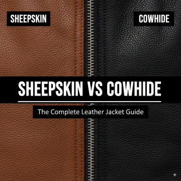 Sheepskin vs Cowhide Leather Jackets: Your Complete Buyer's Guide