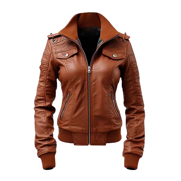 Women's Heritage Flight Genuine Leather Bomber Jacket