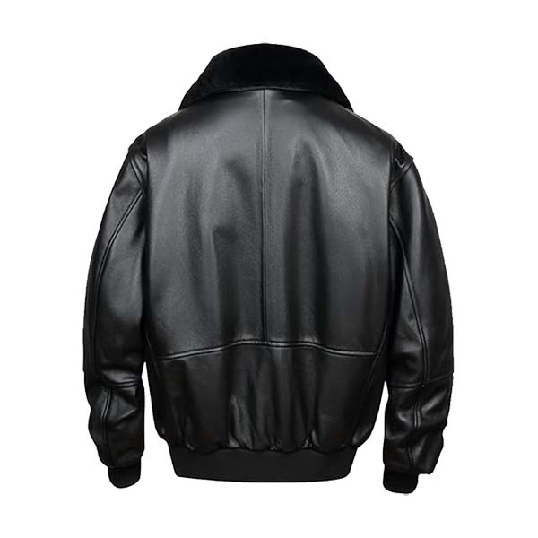 Men's Flight Aviator Original Leather Bomber Jacket