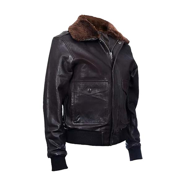 Men's A2 Aviator Genuine Leather Bomber Jacket