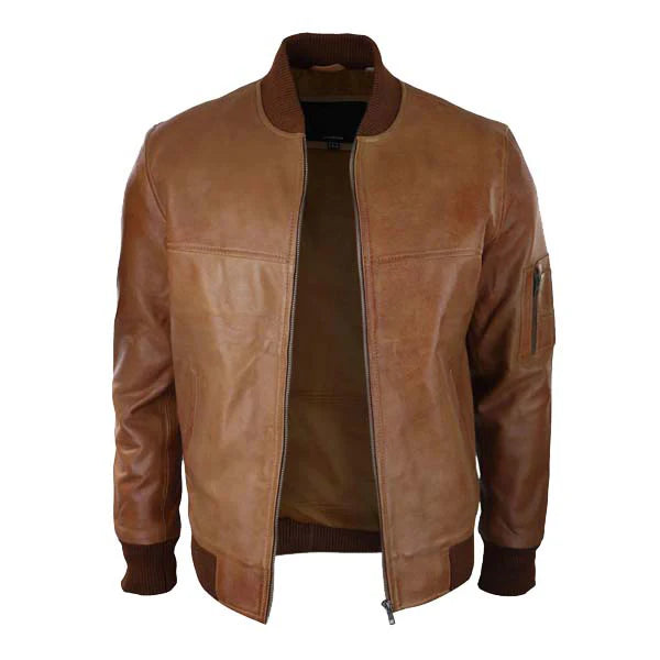 Men’s Vintage Original Leather Bomber Jacket