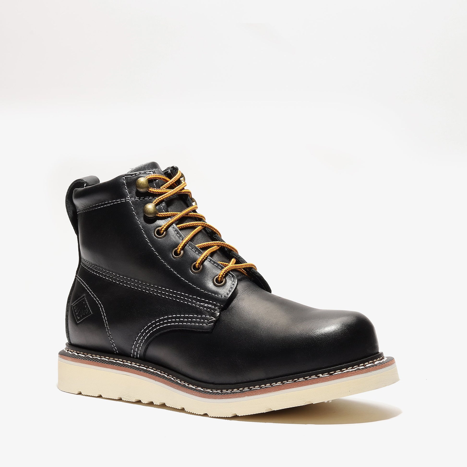 Frontier Classic 6" Plain Toe Work Boots | Men's Leather Safety Boots