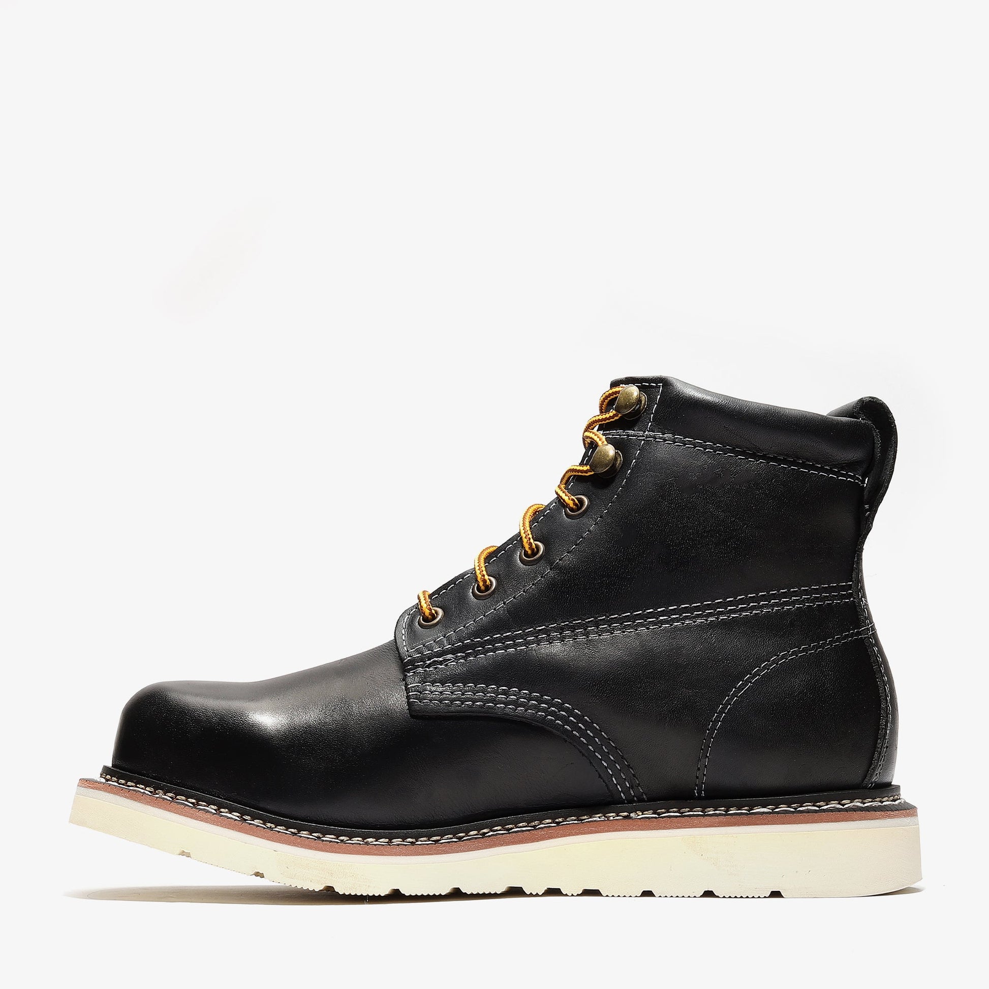 Frontier Classic 6" Plain Toe Work Boots | Men's Leather Safety Boots