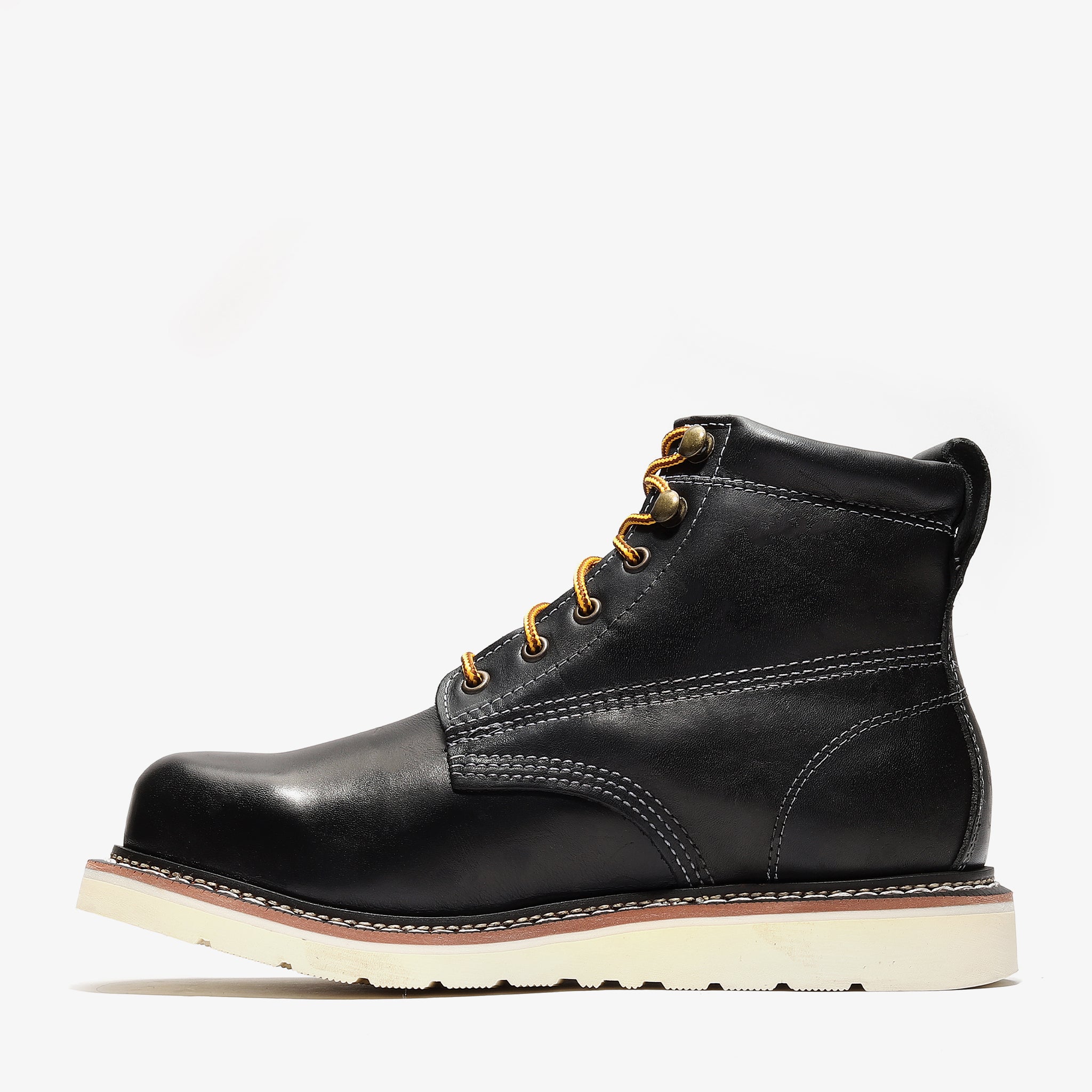 Frontier Classic 6" Plain Toe Work Boots | Men's Leather Safety Boots