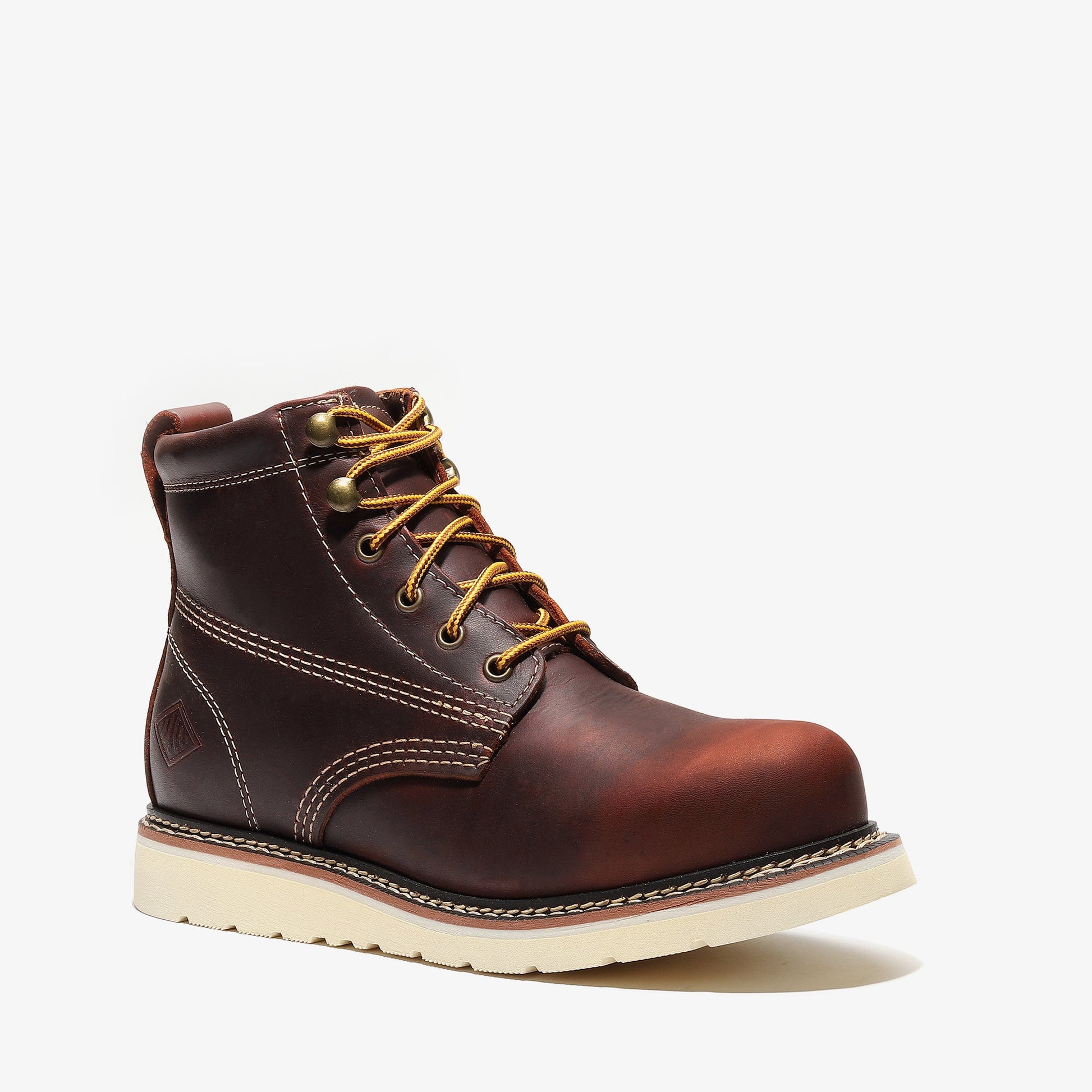 Frontier Classic 6" Plain Toe Work Boots | Men's Leather Safety Boots