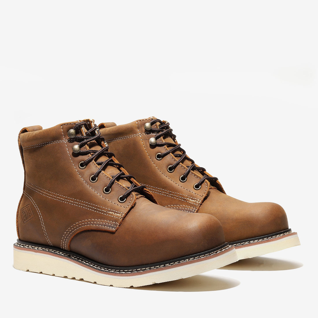 Frontier Classic 6" Plain Toe Work Boots | Men's Leather Safety Boots