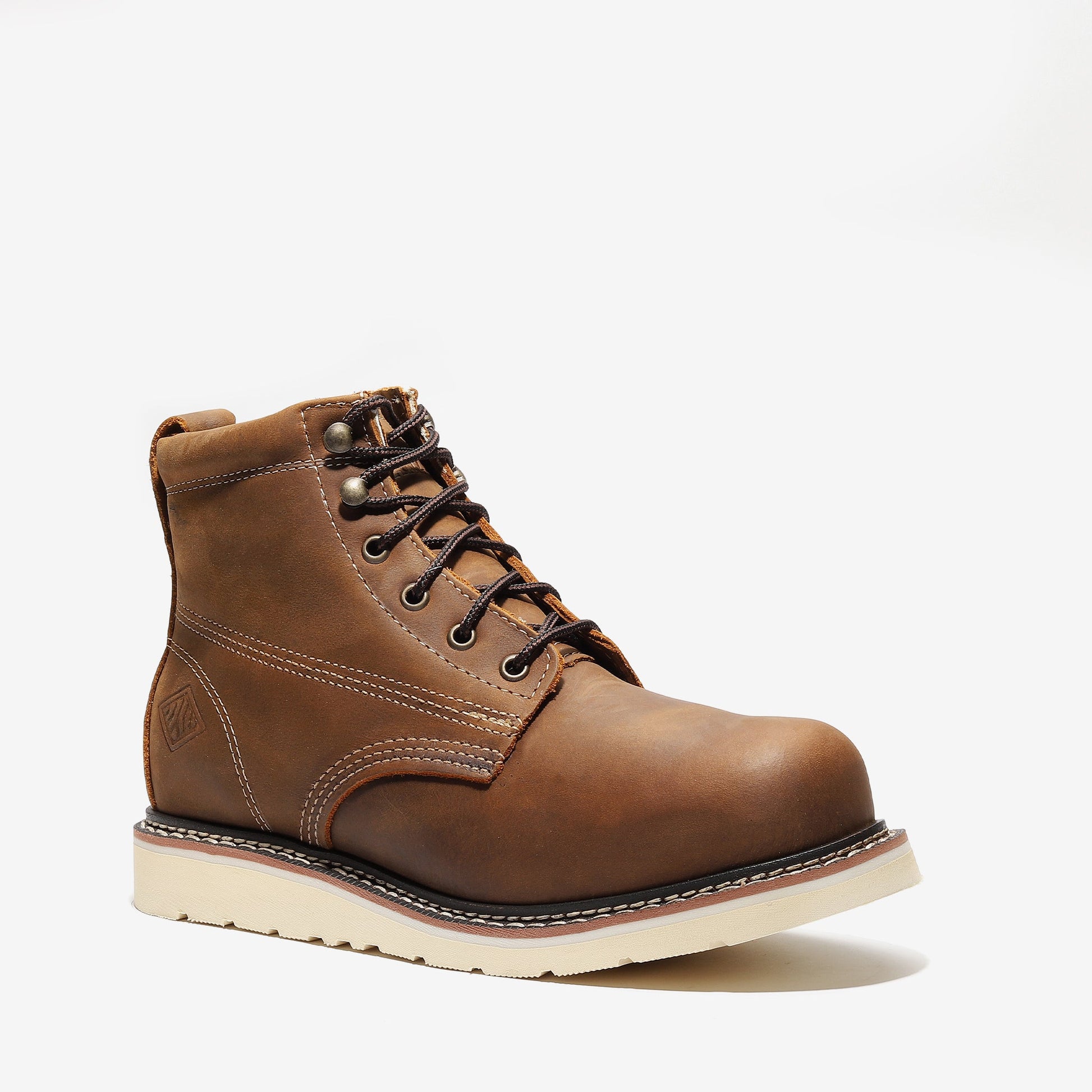 Frontier Classic 6" Plain Toe Work Boots | Men's Leather Safety Boots