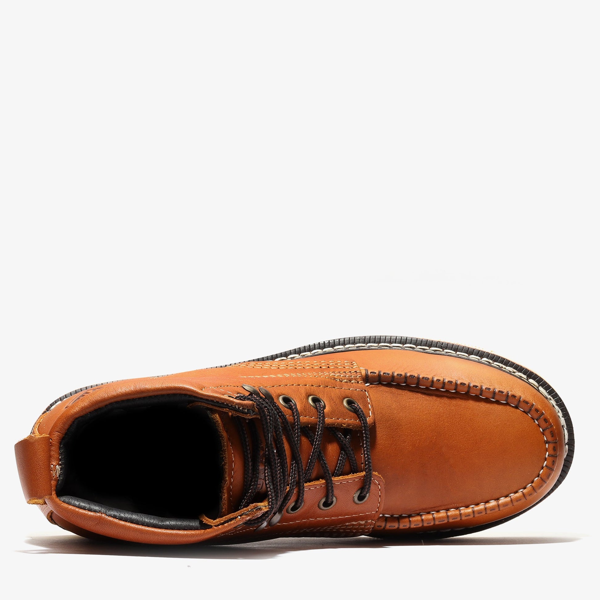 Frontier Golden Tan 6" Moc Toe Work Boots | Premium Men's Safety Boots