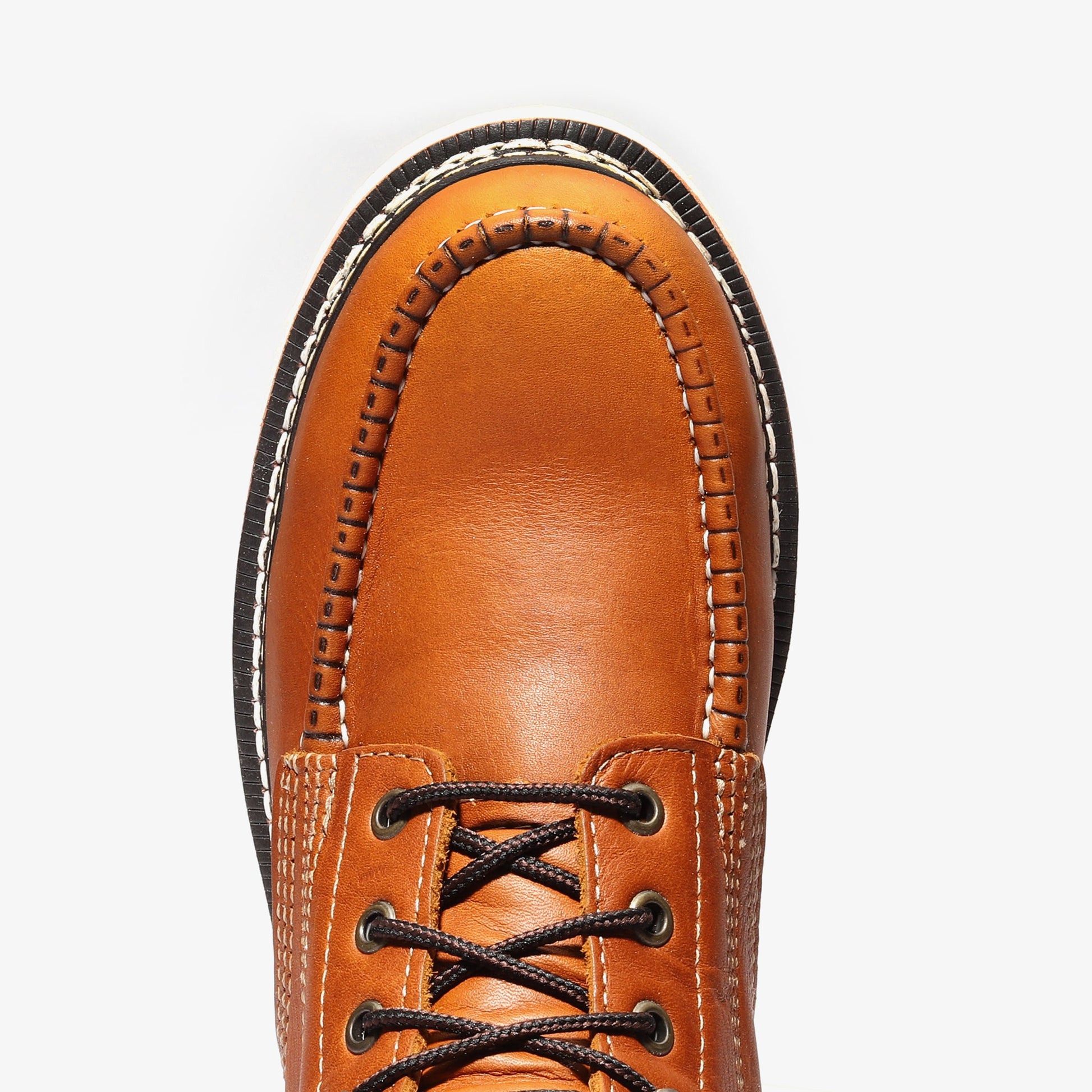 Frontier Golden Tan 6" Moc Toe Work Boots | Premium Men's Safety Boots