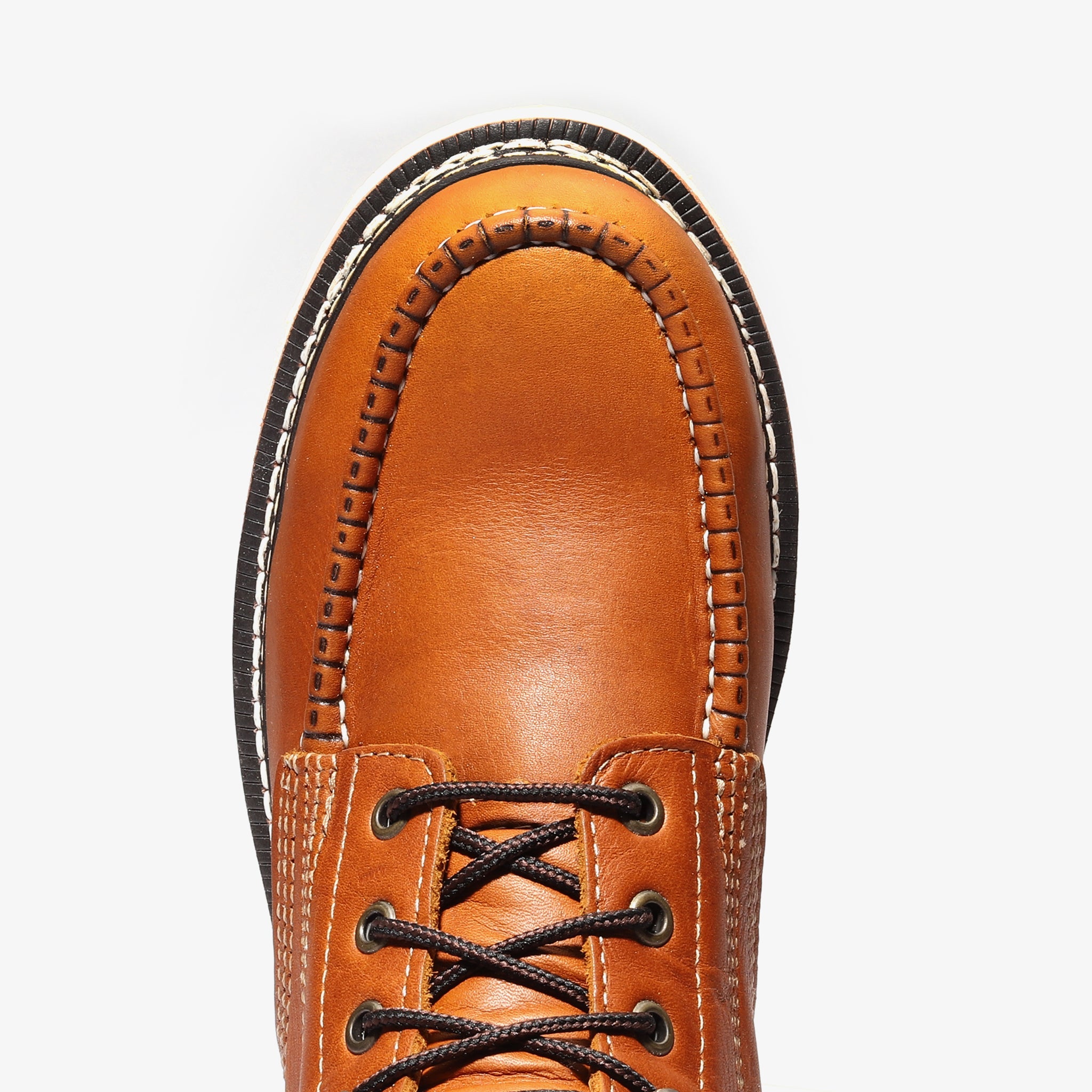 Frontier Golden Tan 6" Moc Toe Work Boots | Premium Men's Safety Boots