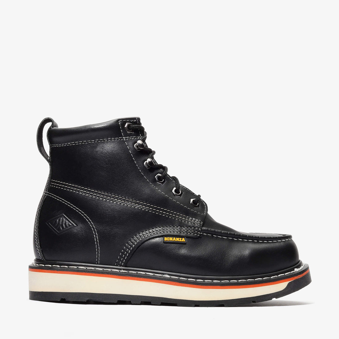 Frontier Dual Black 6" Moc Toe Work Boots | Advanced Men's Safety Boots