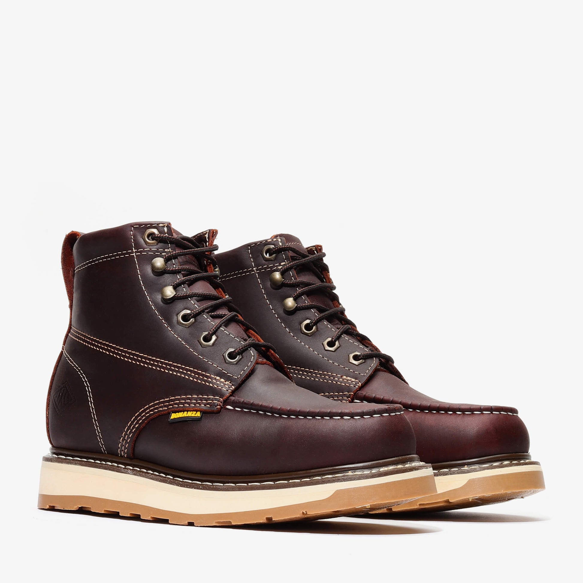 Frontier Dual 6" Moc Toe Work Boots | Advanced Construction Safety Boots