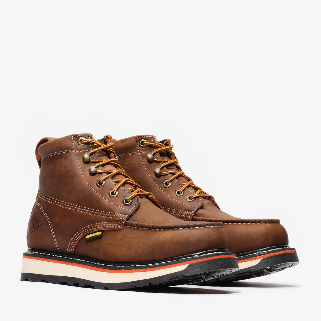 Frontier Dual 6" Moc Toe Work Boots | Advanced Construction Safety Boots