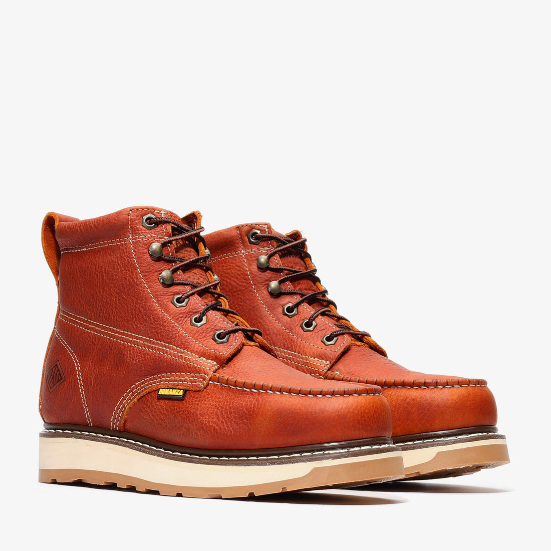 Frontier Dual 6" Moc Toe Work Boots | Advanced Construction Safety Boots