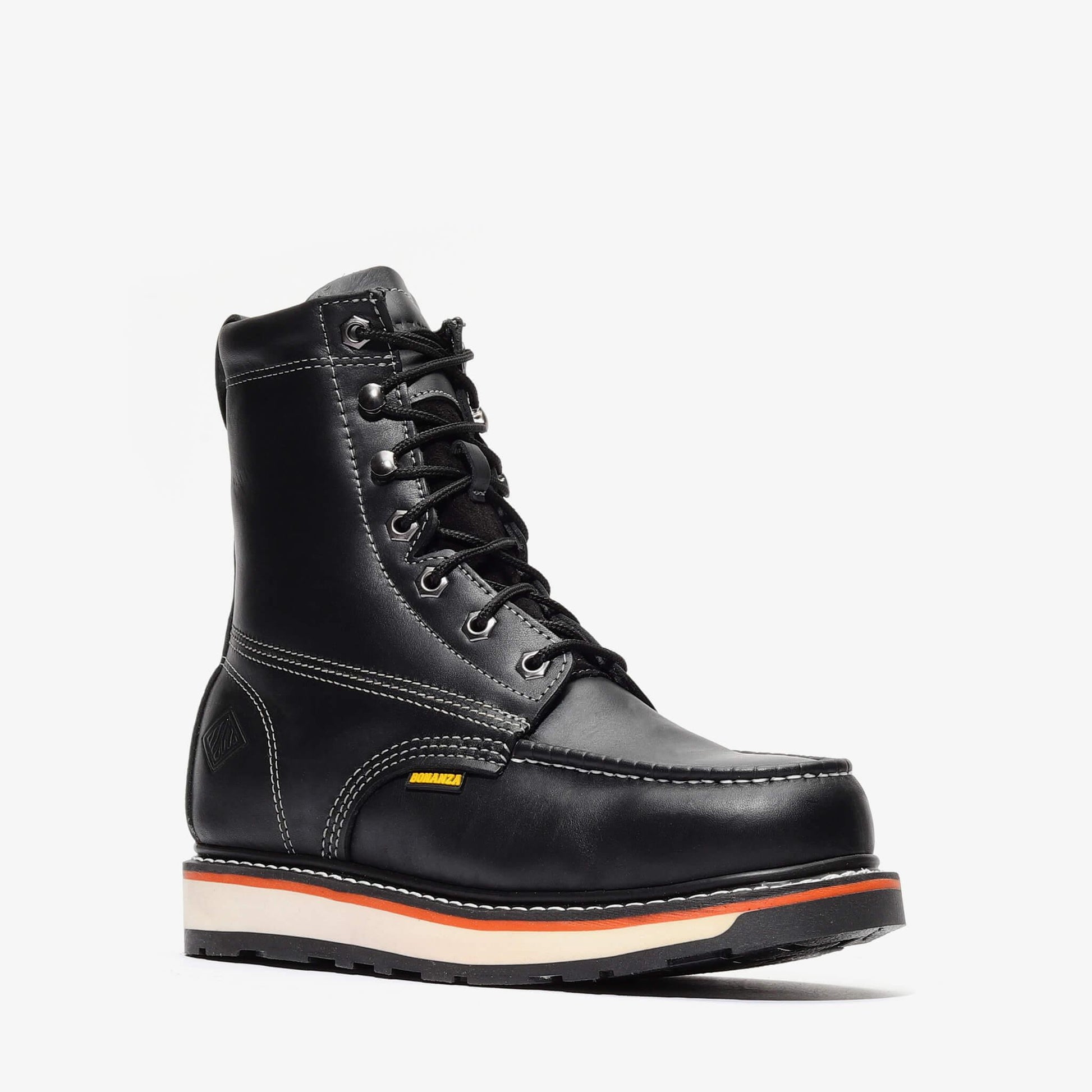 Frontier Dual Steel Toe 8" Moc Toe Boots | Advanced Tall Safety Work Boots