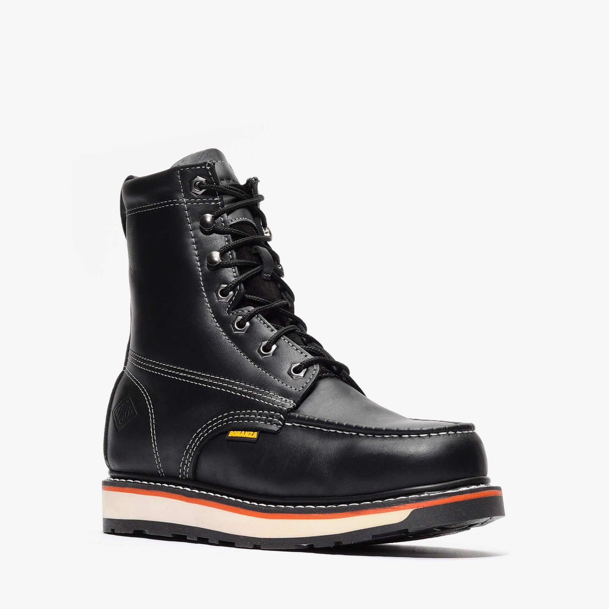 Frontier Dual Steel Toe 8" Moc Toe Boots | Advanced Tall Safety Work Boots