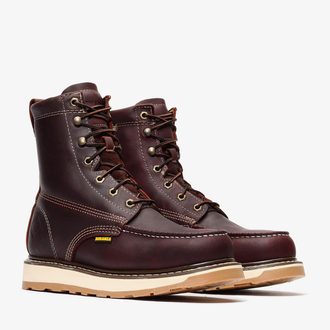 Frontier Dual 8" Tall Moc Toe Work Boots | Advanced Construction Safety Boots