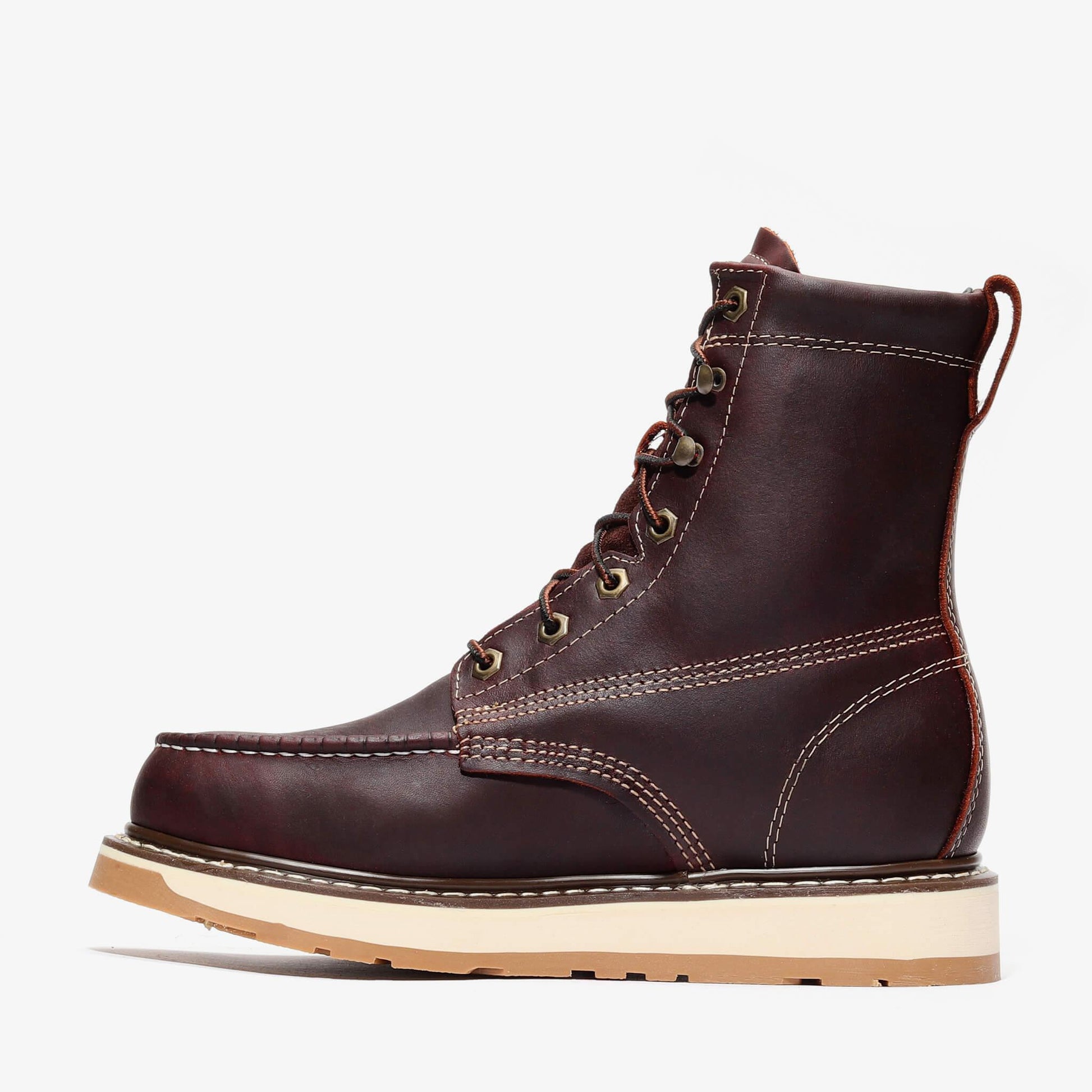 Frontier Dual 8" Tall Moc Toe Work Boots | Advanced Construction Safety Boots