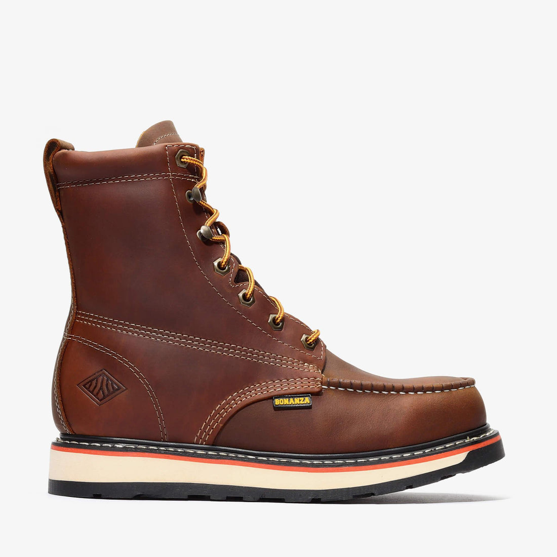 Frontier Dual 8" Tall Moc Toe Work Boots | Advanced Construction Safety Boots