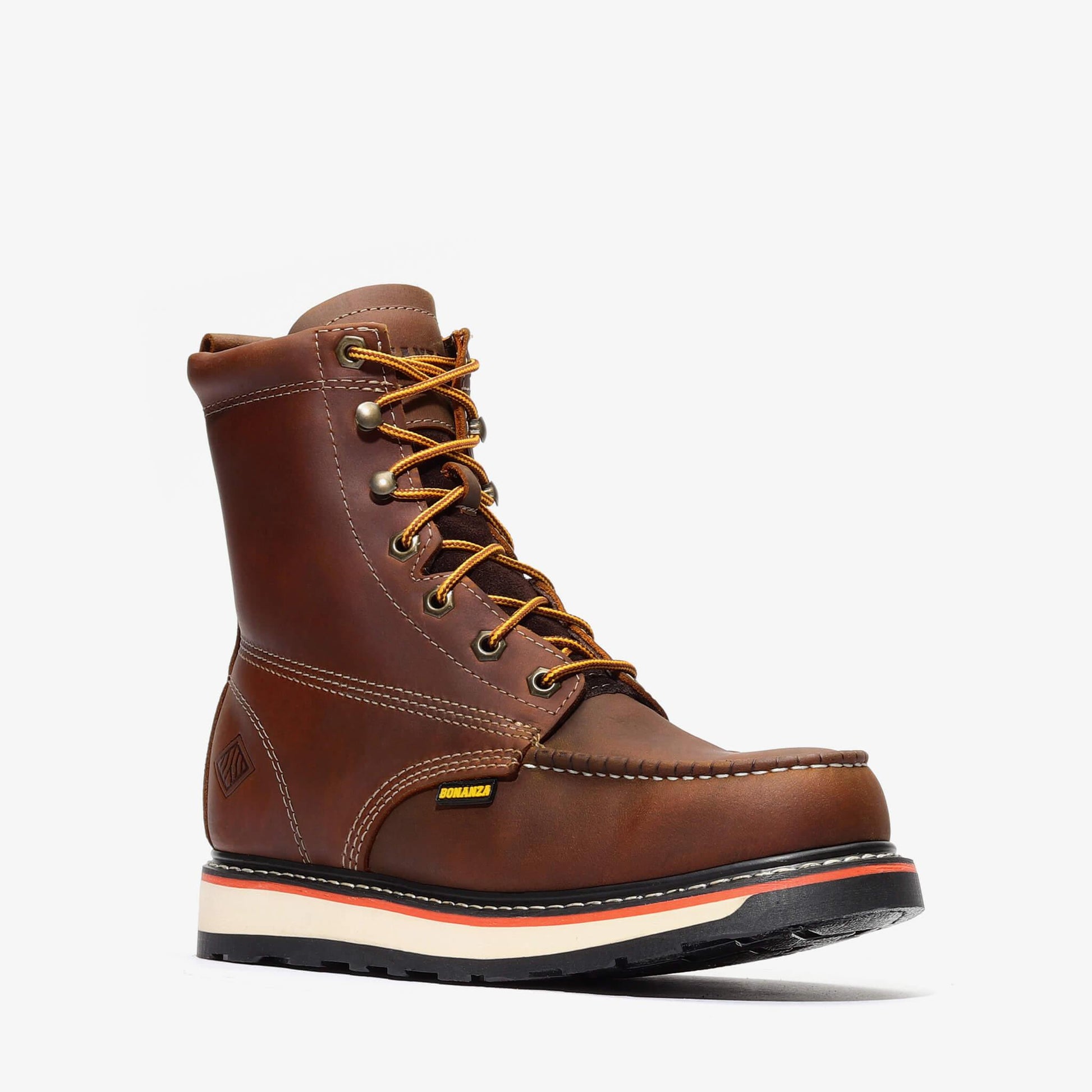 Frontier Dual 8" Tall Moc Toe Work Boots | Advanced Construction Safety Boots