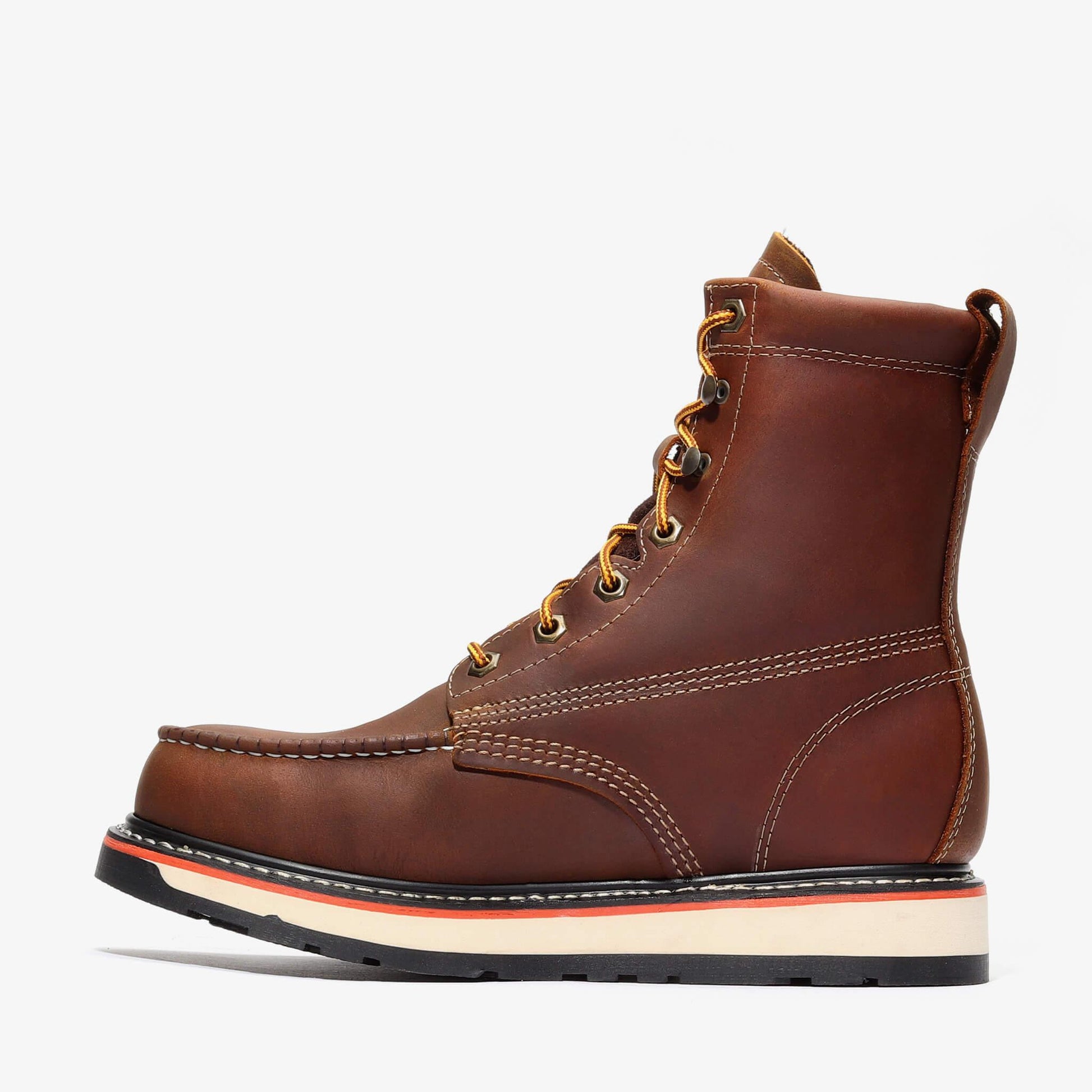 Frontier Dual 8" Tall Moc Toe Work Boots | Advanced Construction Safety Boots