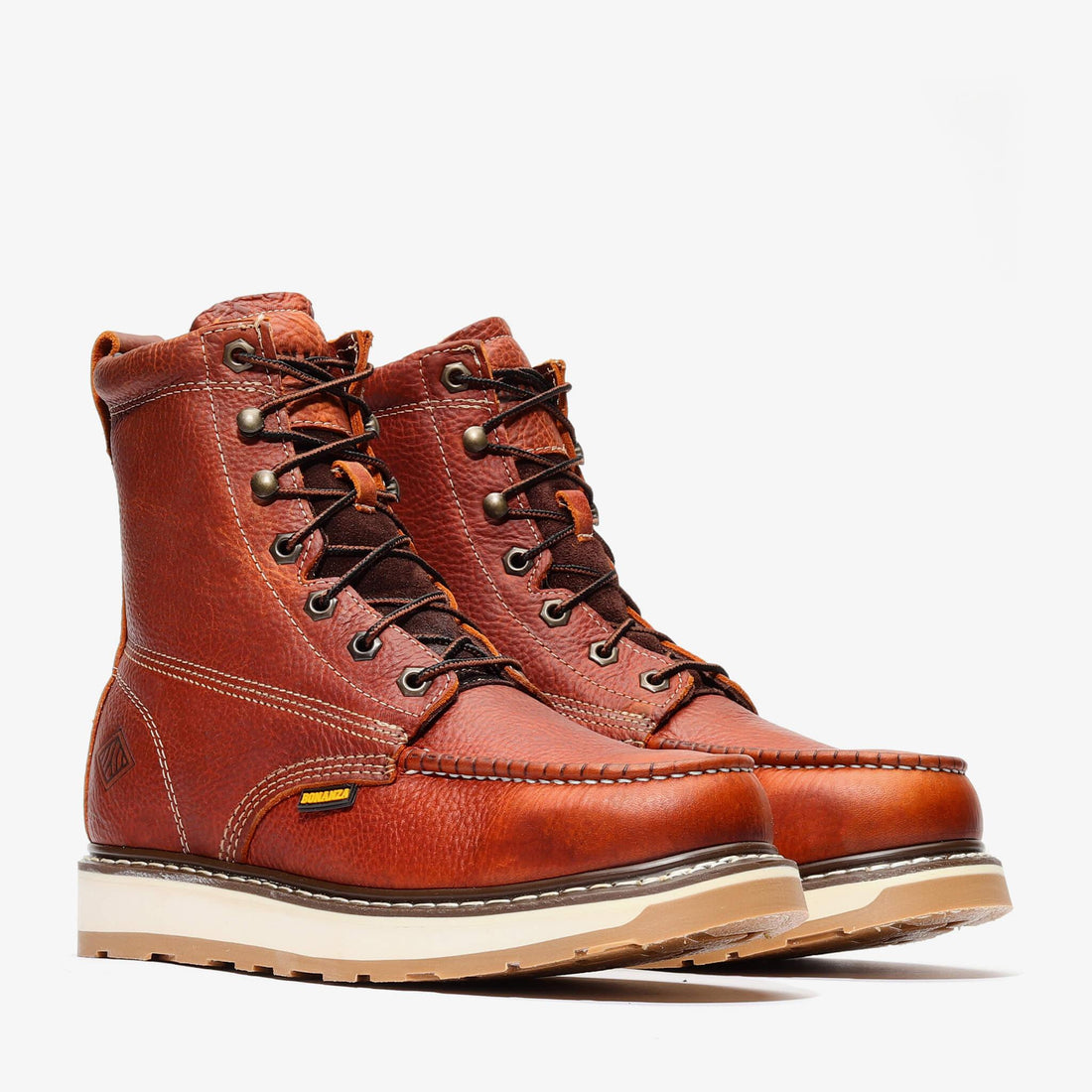 Frontier Dual 8" Tall Moc Toe Work Boots | Advanced Construction Safety Boots