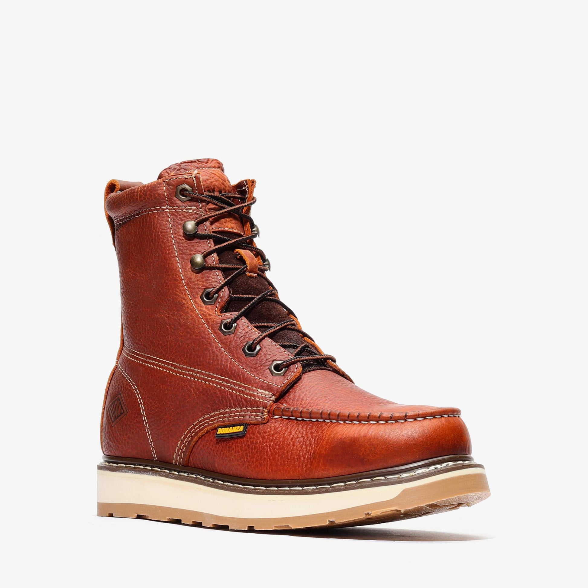 Frontier Dual 8" Tall Moc Toe Work Boots | Advanced Construction Safety Boots