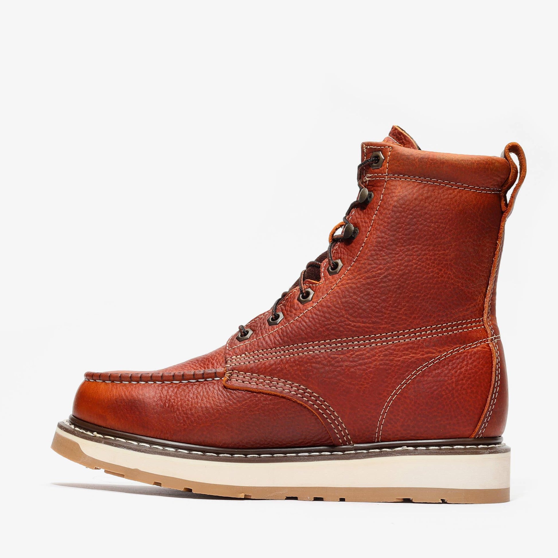 Frontier Dual 8" Tall Moc Toe Work Boots | Advanced Construction Safety Boots