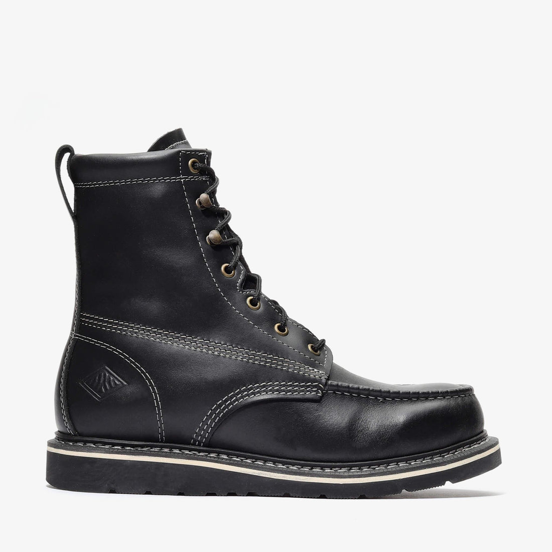 Frontier Classic 8" Tall Moc Toe Work Boots | Men's Leather Safety Boots