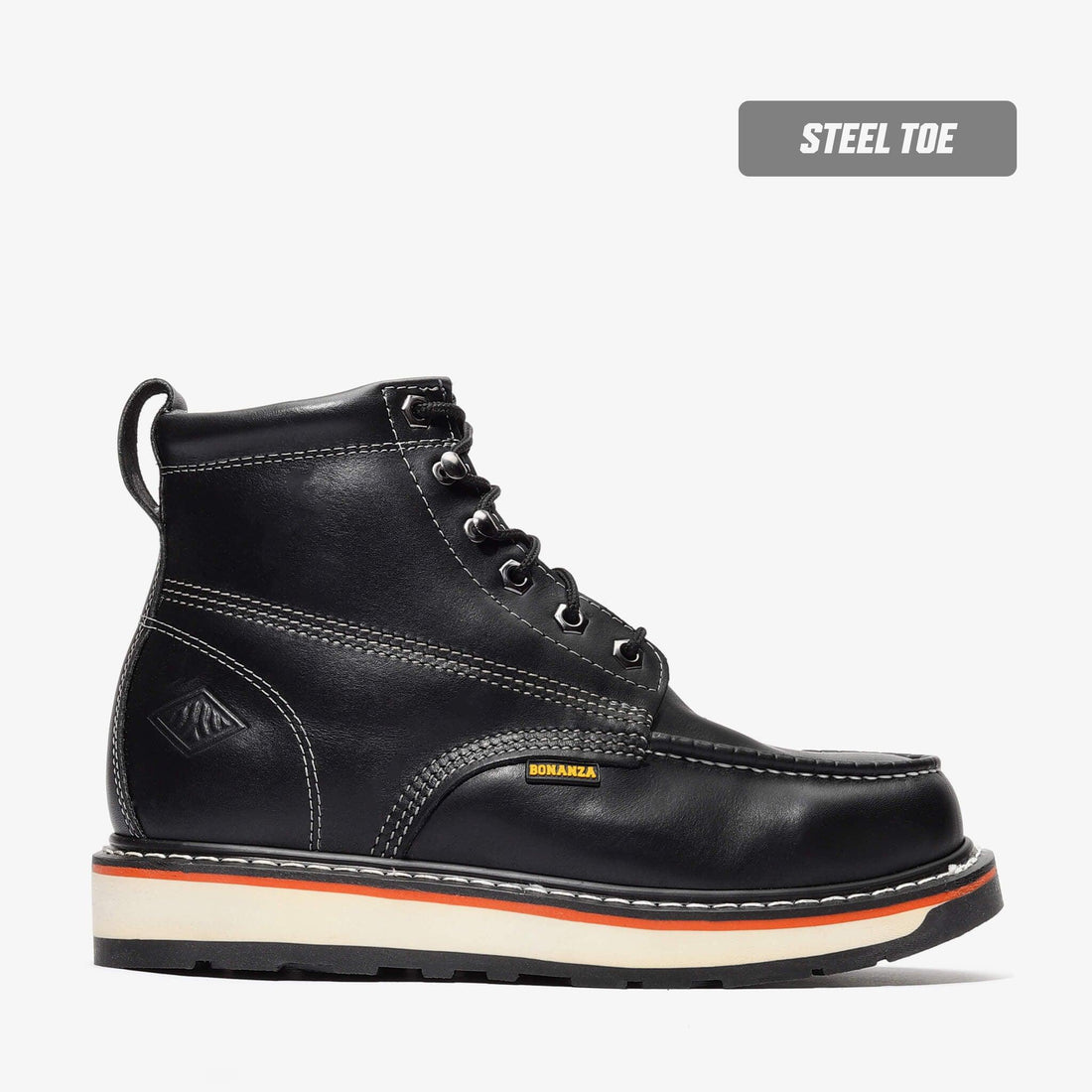 Frontier Dual Steel Toe 6" Moc Toe Boots | Advanced Safety Work Boots