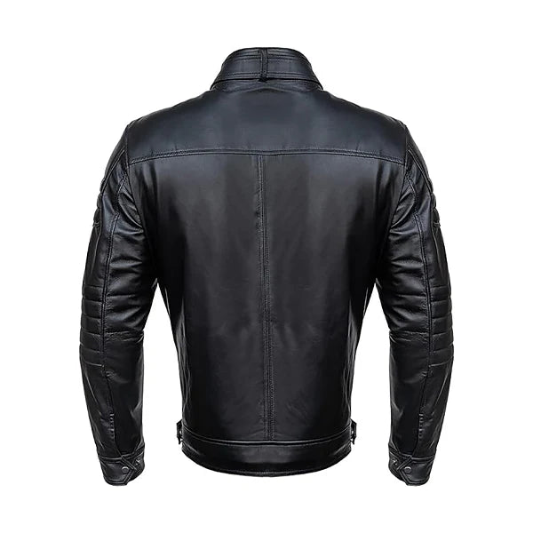 Men’s Cafe Racer Leather Jacket