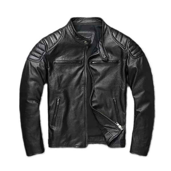 Men’s Vintage Cowhide Leather Jacket