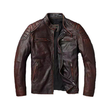 Men’s Vintage Cowhide Leather Jacket