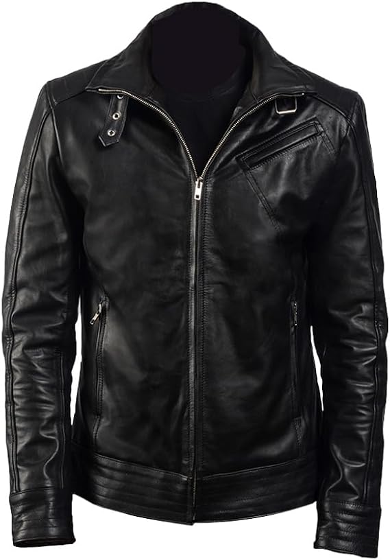 Legacy Black Leather Rider Jacket