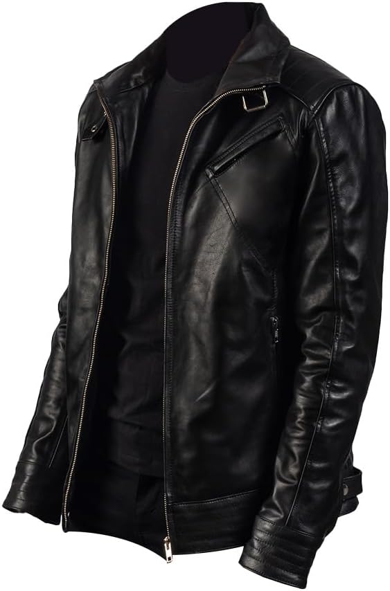 Legacy Black Leather Rider Jacket