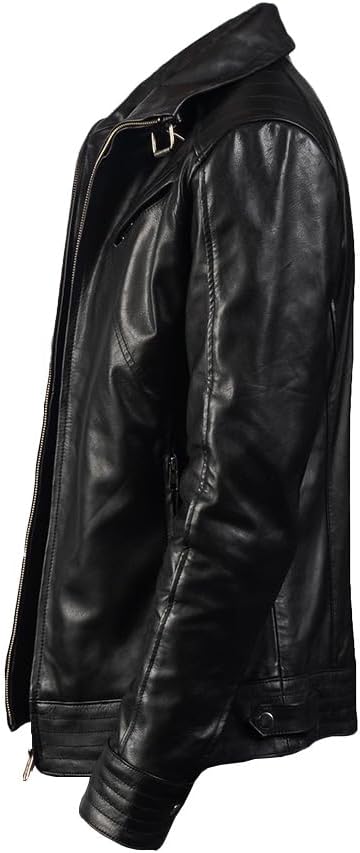 Legacy Black Leather Rider Jacket