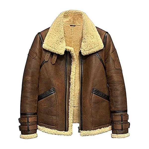 Men’s Flight Sherpa Leather Jacket