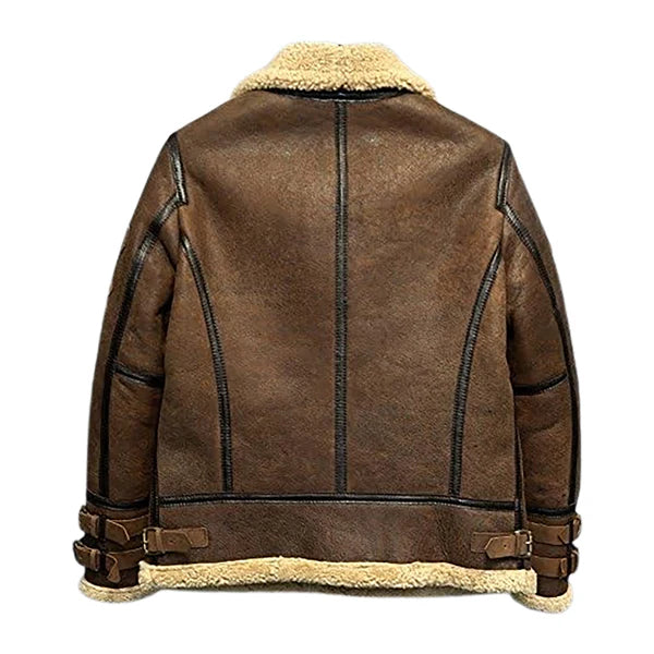 Men’s Flight Sherpa Leather Jacket