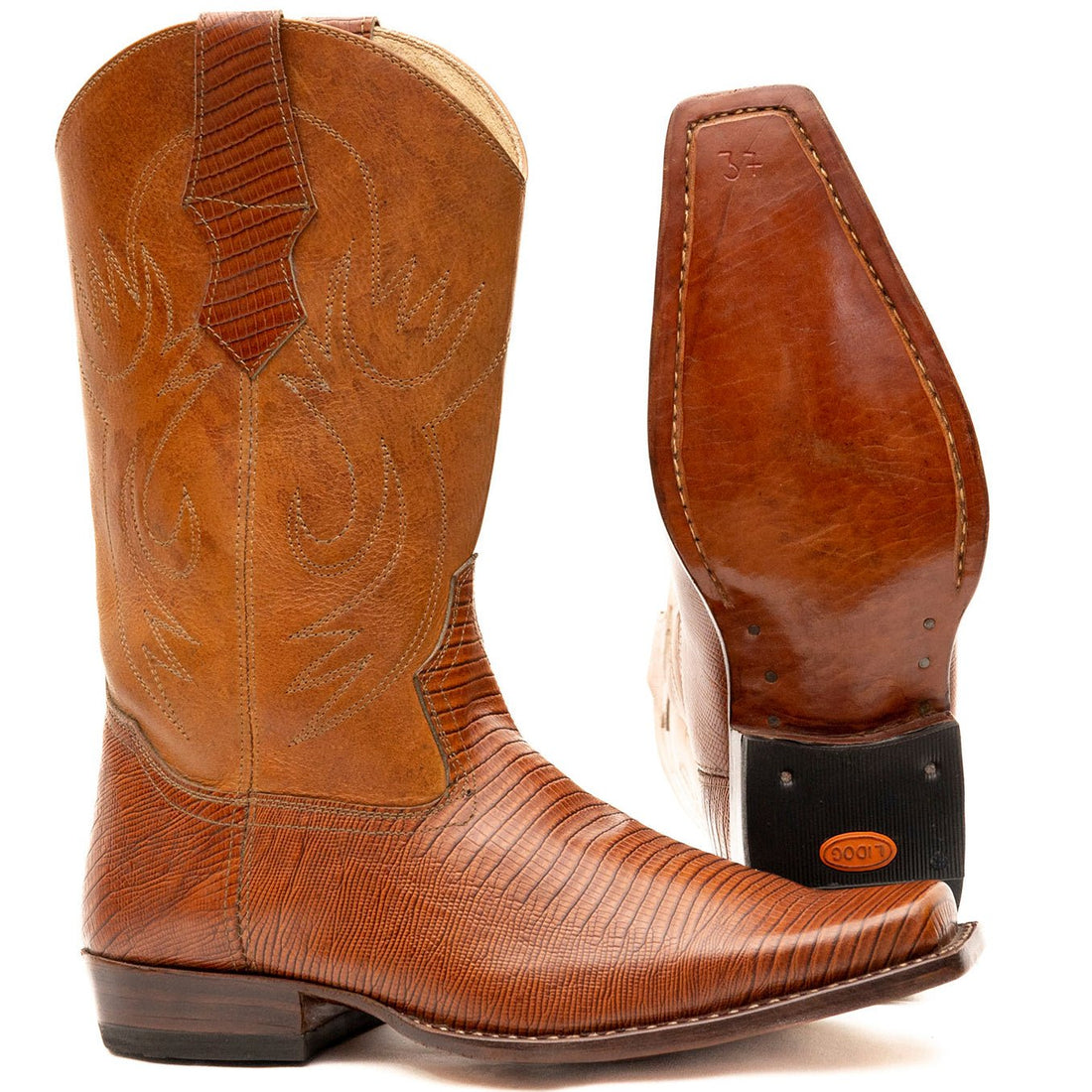 Armadillo Cowboy Boots | Textured Western Leather Boots