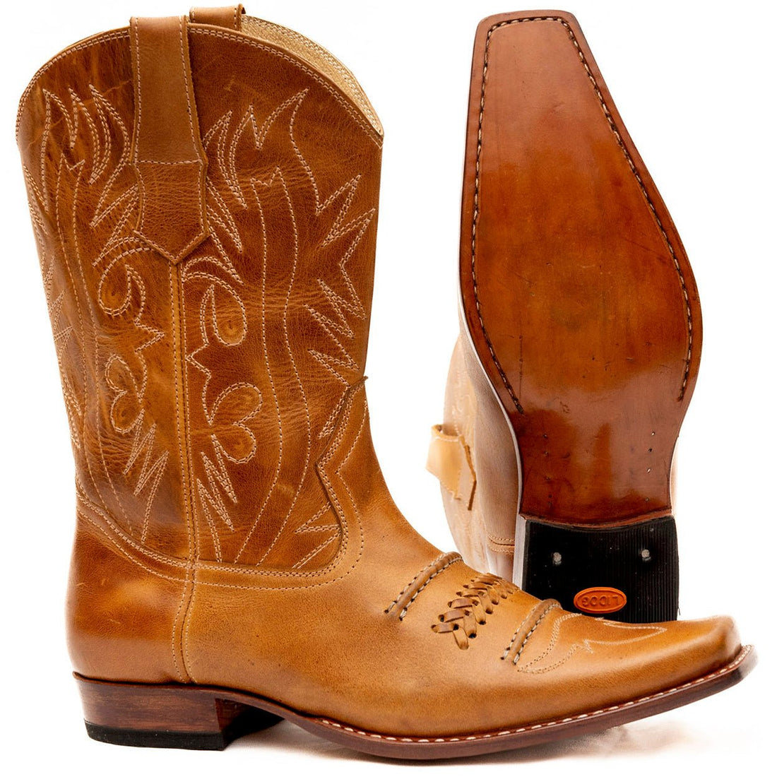 Braid Cowboy Boots | Western Braided Leather Boots