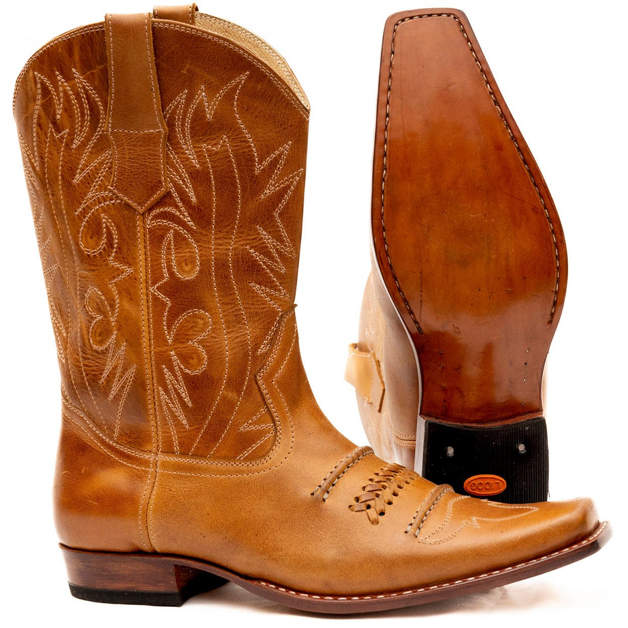 Braid Cowboy Boots | Western Braided Leather Boots