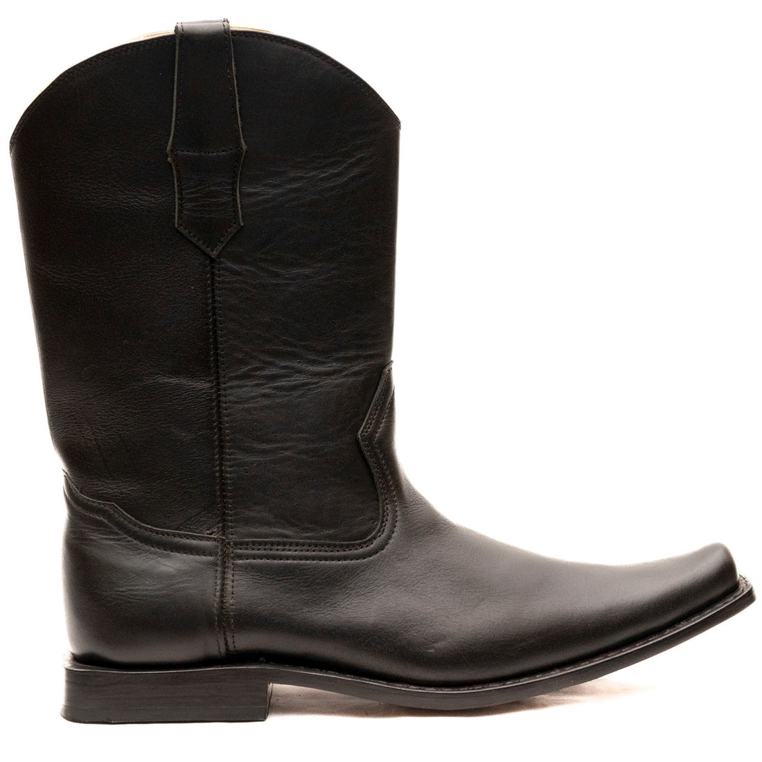 Chain Stitched Cowboy Boots | Decorative Western Leather Boots