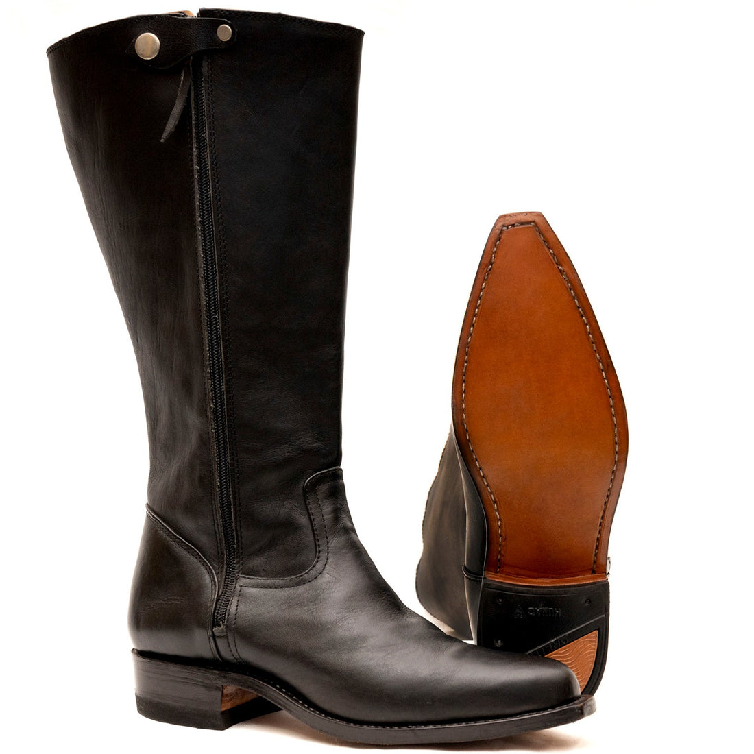 Cowgirl Boots Zipper Brooch | Women's Western Leather Boots