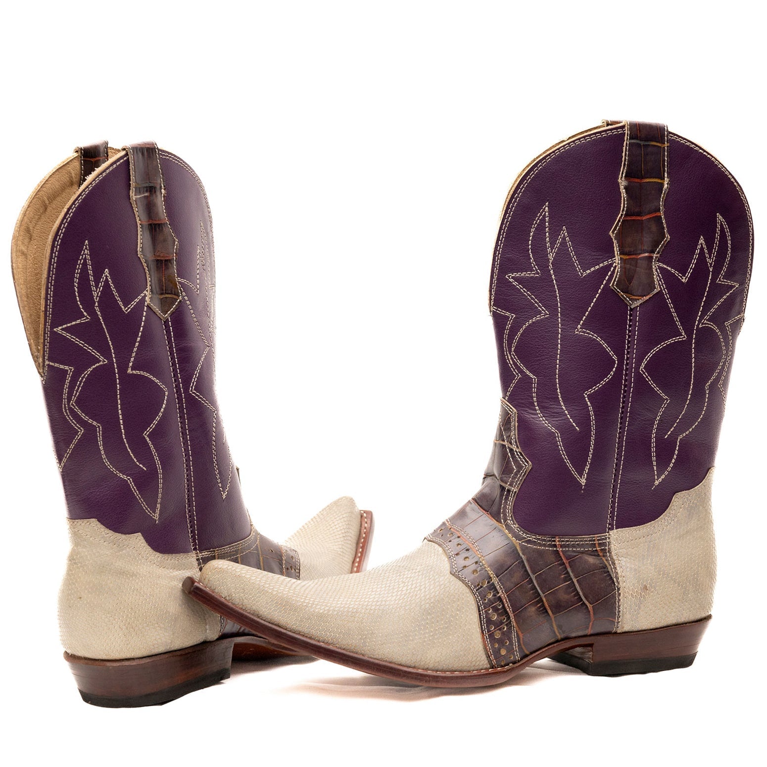 Double Stitched Cowboy Boots | Reinforced Western Leather Boots