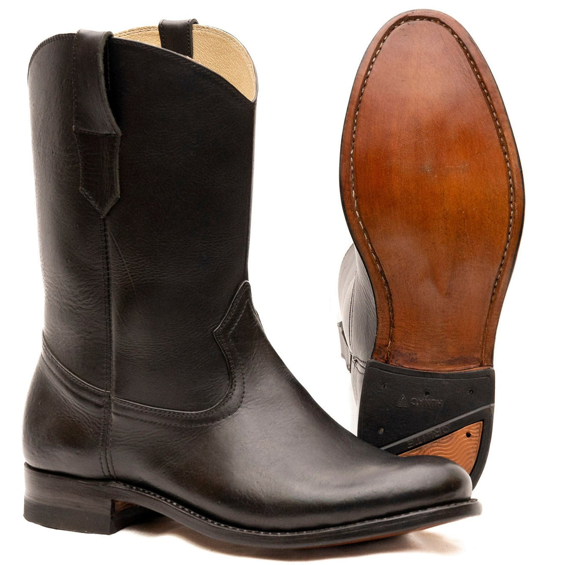 Round Toe Cowboy Boots | Classic Western Leather Boots